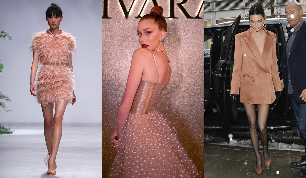 Peach Fuzz: inspire-se em looks para o Ano Novo com a cor de 2024 | Moda & Beleza | gshow
