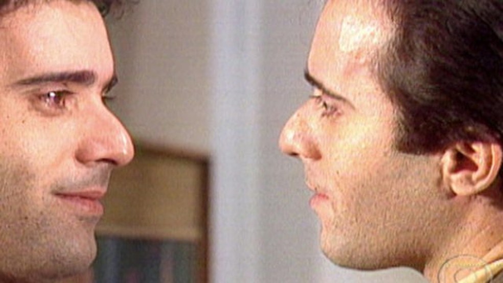 Tony Ramos viveu os gêmeos Quinzinho e João Victor em 'Baila Comigo' — Foto: Globo