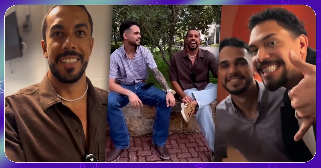 Maike e João Gabriel se reencontram e o paulista se declara ao amigo: 'Brother pra vida'