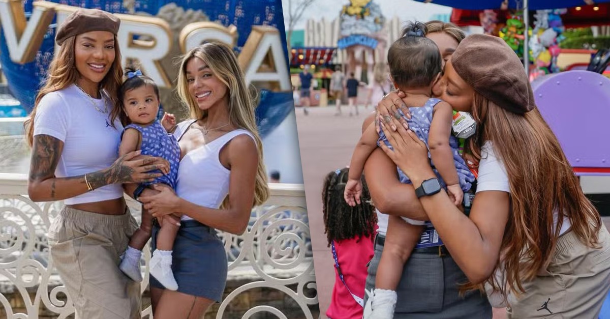 Ludmilla encanta seguidores com registros de férias na Disney com Brunna e Zuri