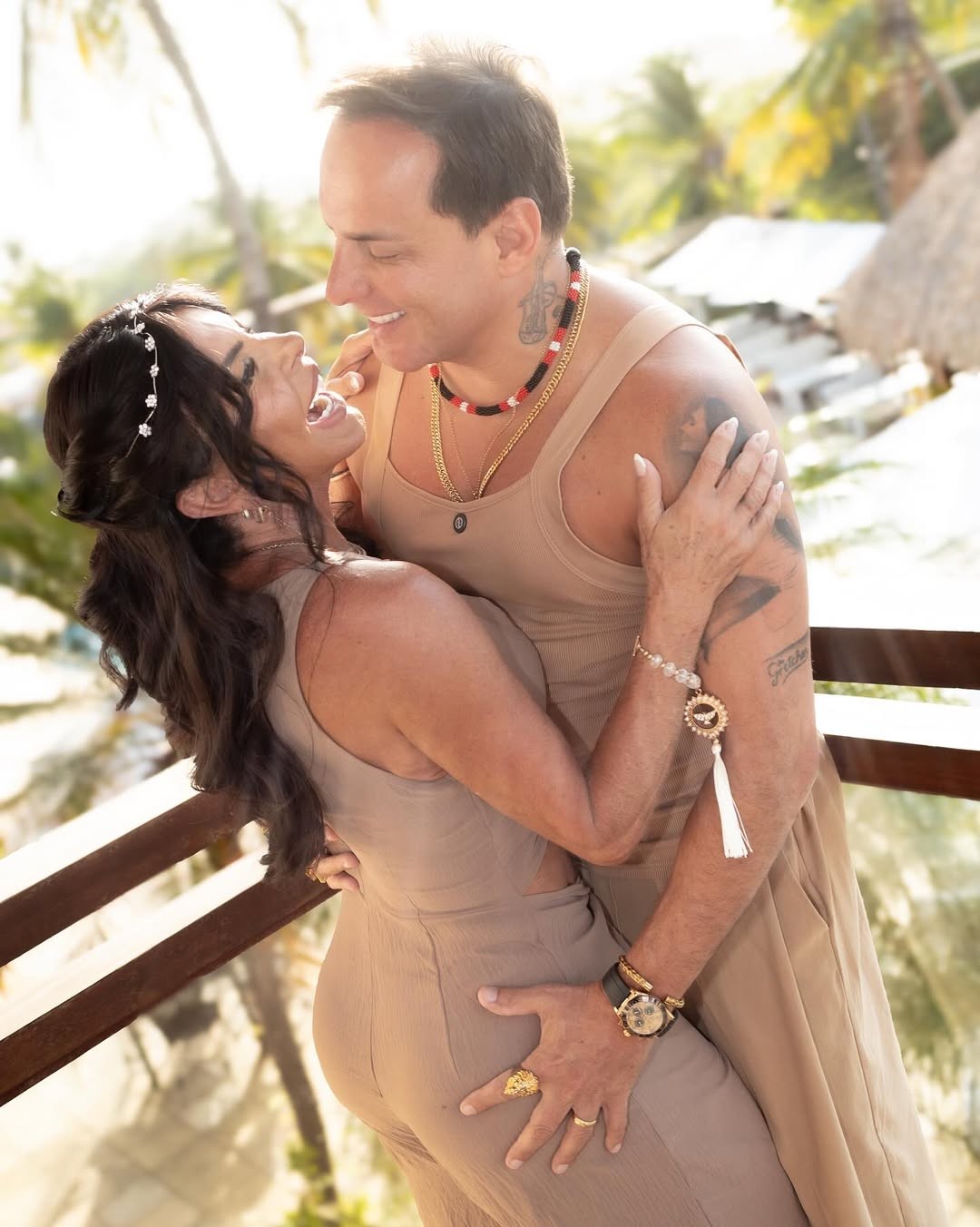 Gretchen renova votos de casamento no Pará