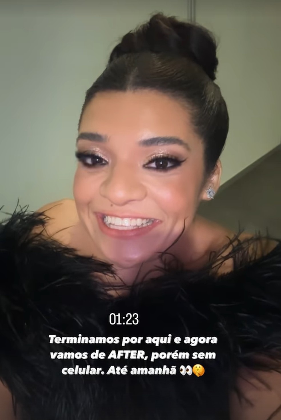 Pequena Lo marca presença no after de Ludmilla e avisa: 'Sem celular' — Foto: Instagram
