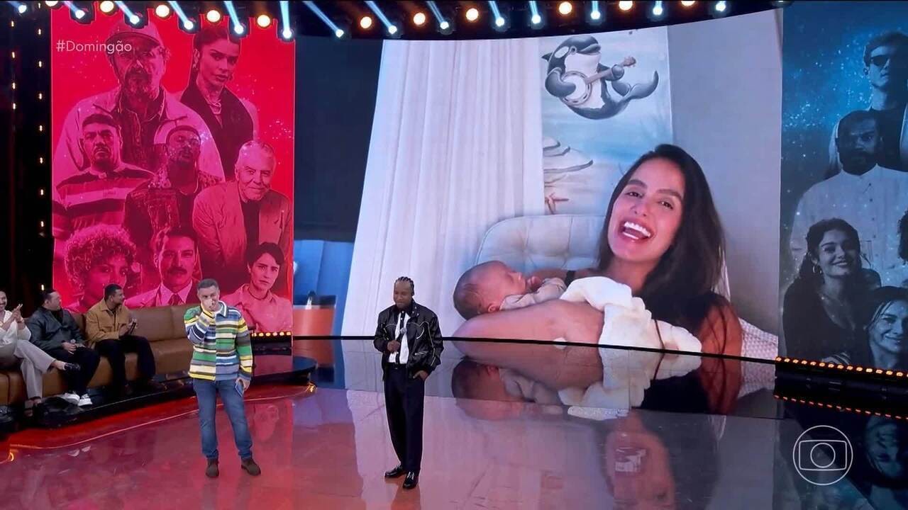 Carol Peixinho e Thiaguinho compartilham fotos do primeiro mesversário de Bento