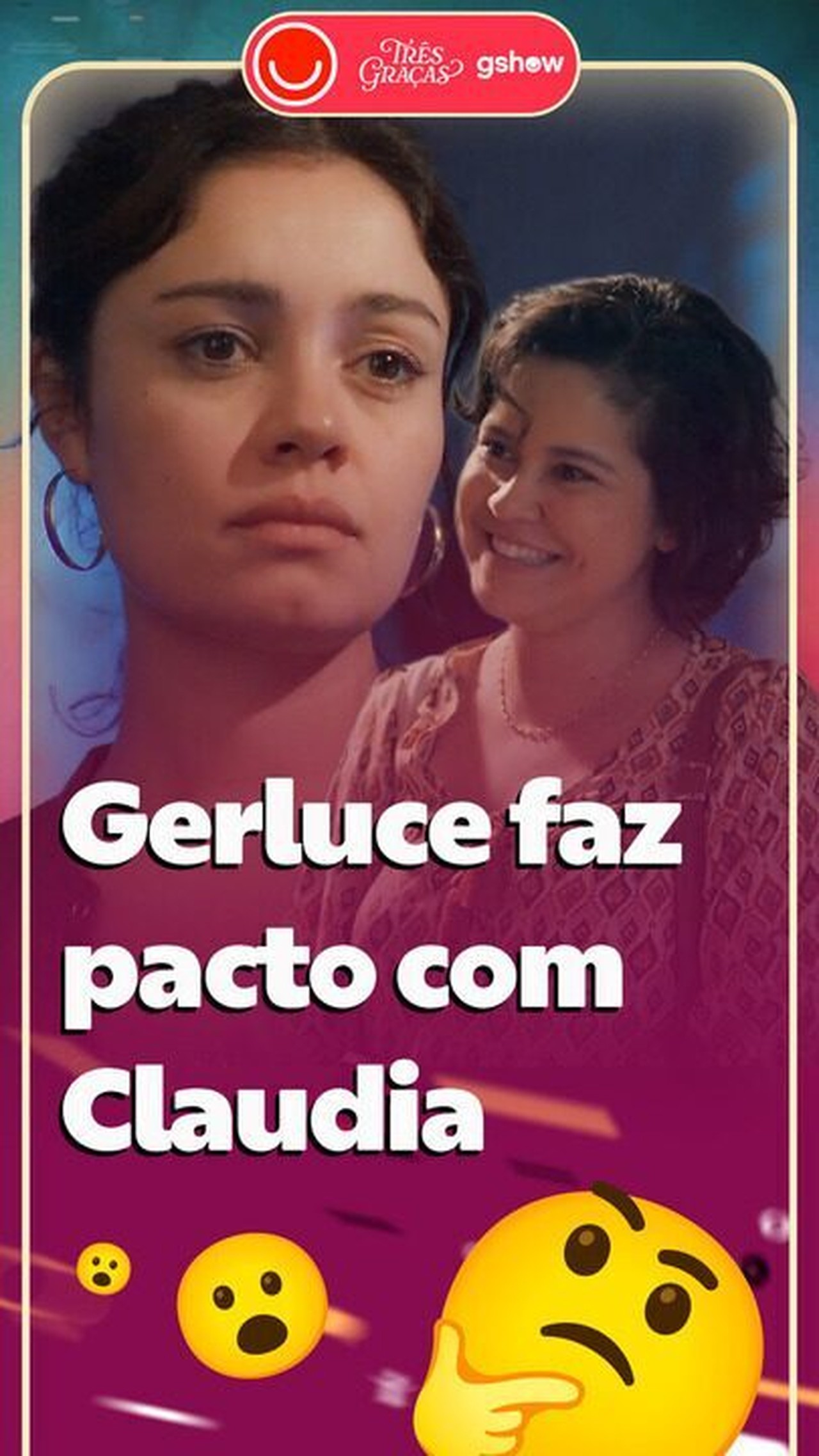 Três Graças: Ferette passa mal após receber envelope misterioso