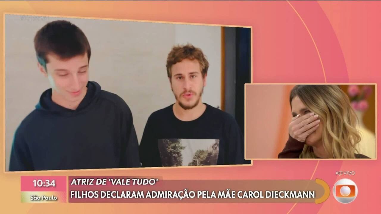 Carolina Dieckmmann mostra o rosto inchado após se despedir do filho em Amsterdã: 'De tanto chorar'