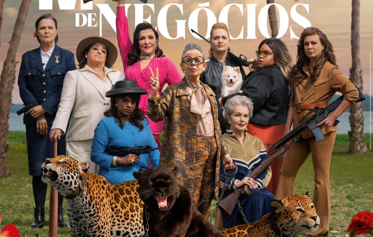 Elenco de 'O Clube das Mulheres de Negócios' se reúne em pré-estreia no Rio
