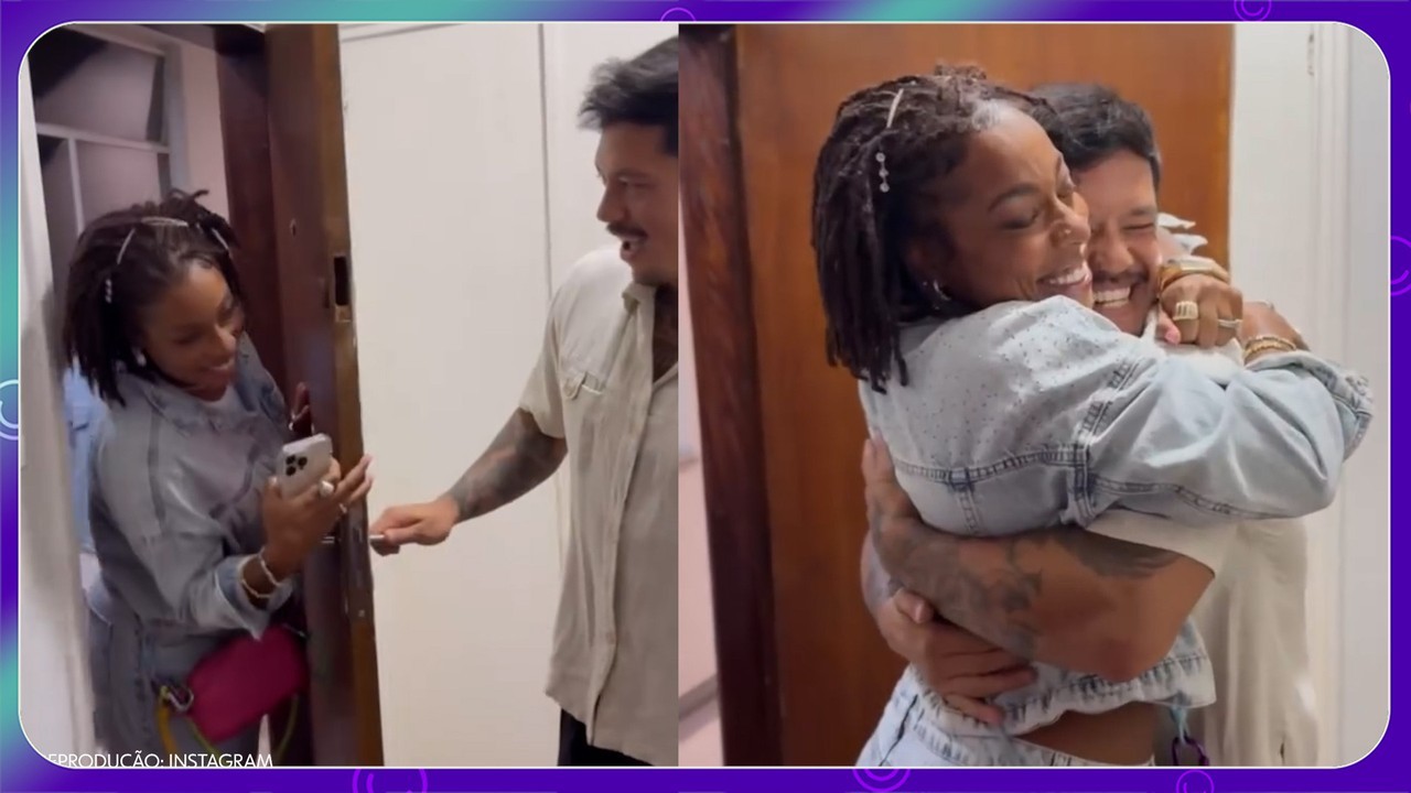 Thamiris e Gabriel, do BBB 25, se reencontram em São Paulo