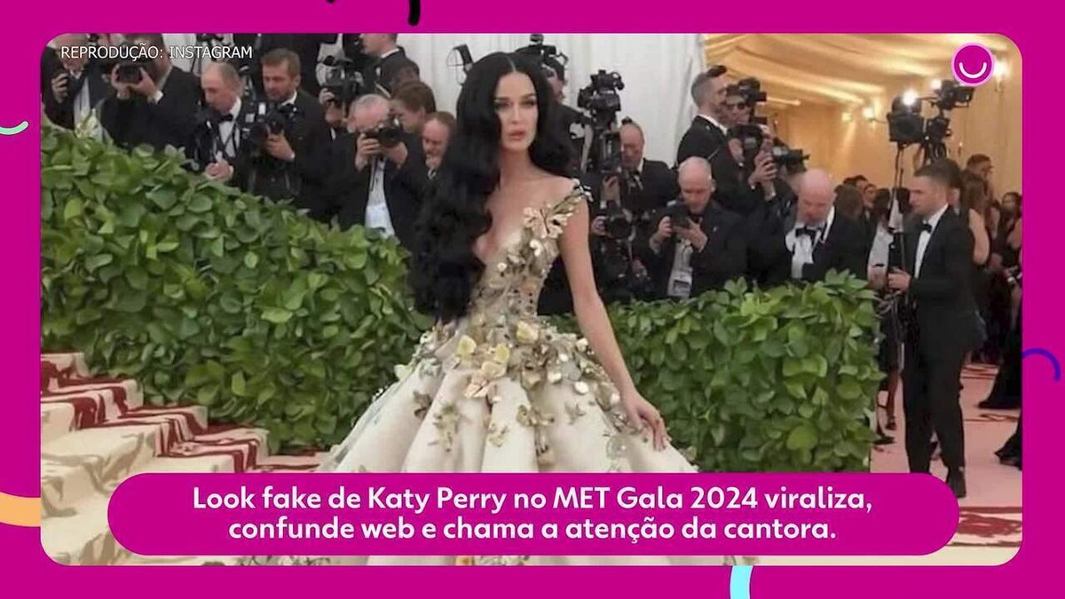 Look fake de Katy Perry no MET Gala 2024 viraliza, confunde web e chama a  atenção