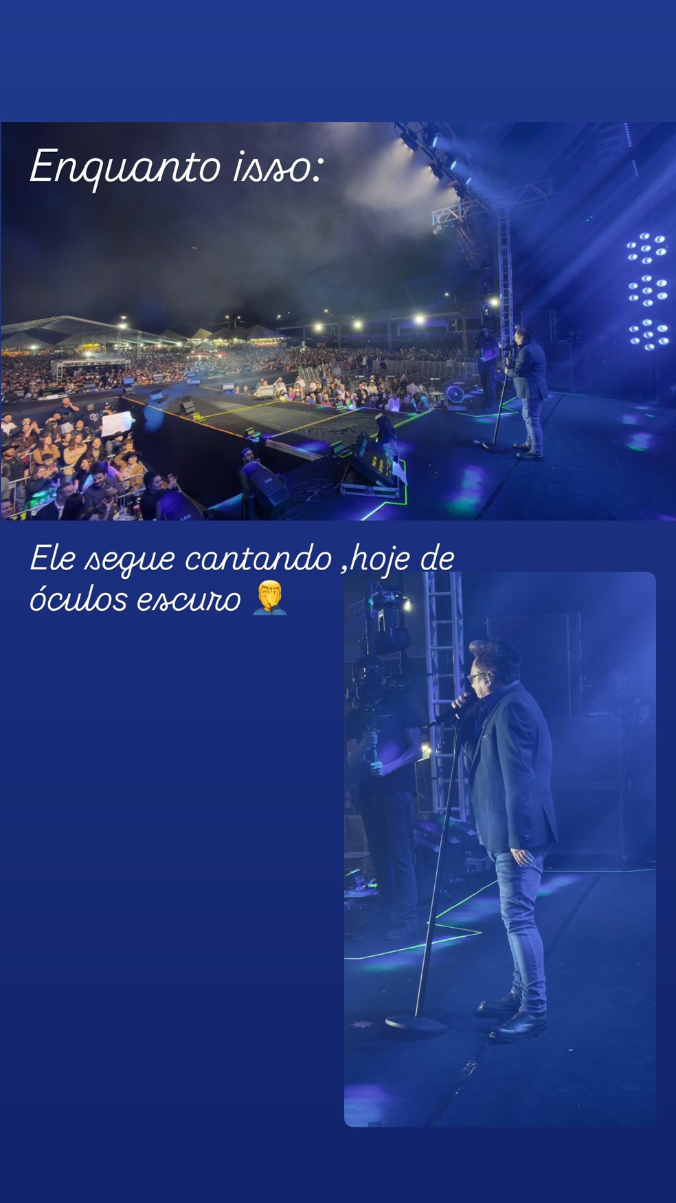 Poliana Rocha comenta show de Leonardo — Foto: Instagram