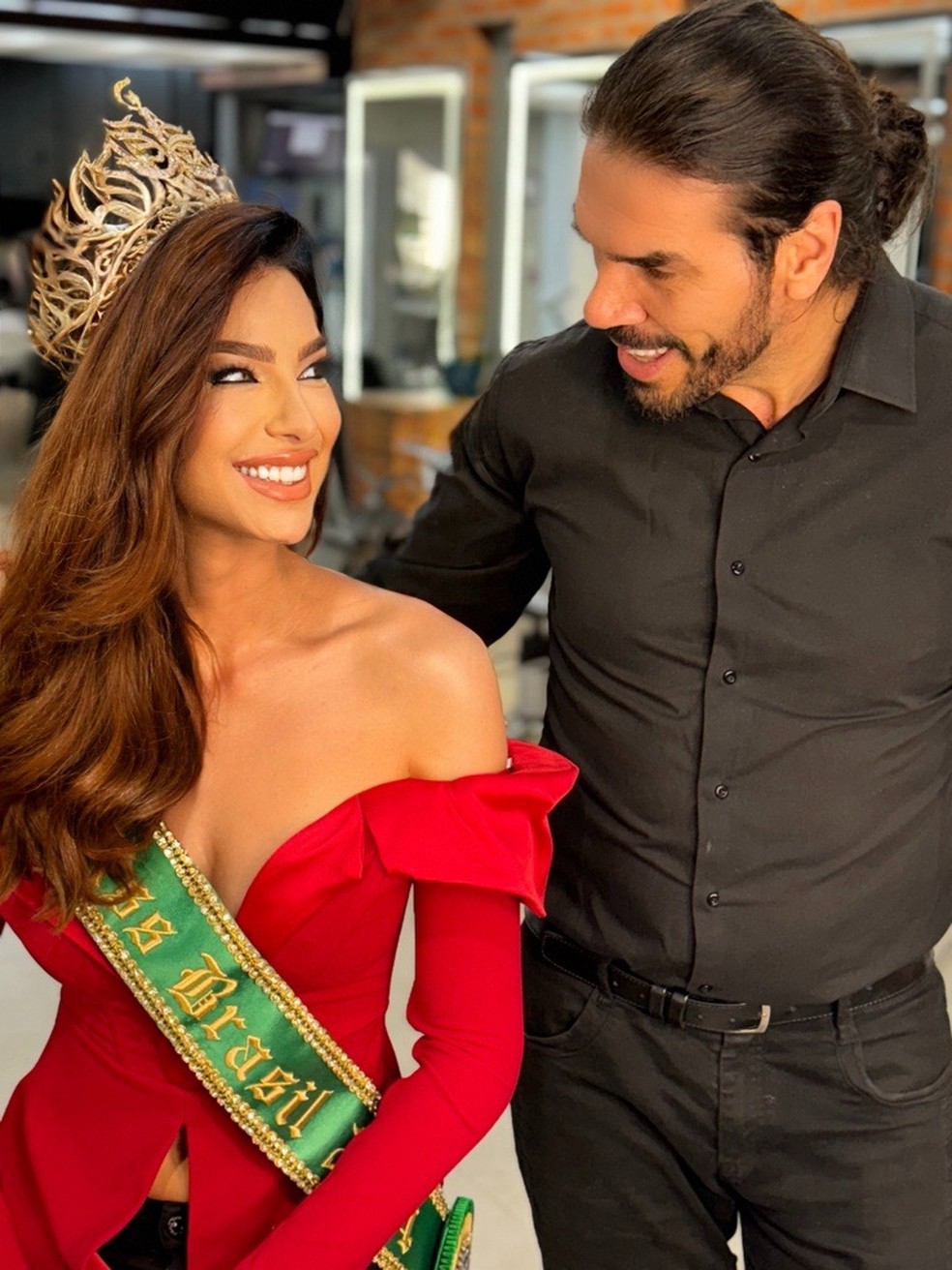 Talita Hartmann, a Miss Grand Brasil 2024, muda visual — Foto: Divulgação/Evandro Hazzy