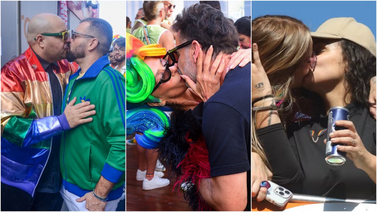 Celebrities kiss a lot at São Paulo LGBTQIAP+ Pride Parade |  Television and celebrities