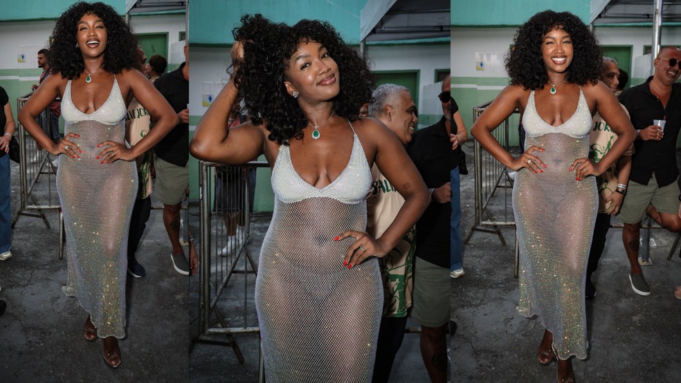 IZA é apresentada como Rainha de Bateria da Imperatriz em feijoada da escola — Foto: Victor Chapetta - Agnews