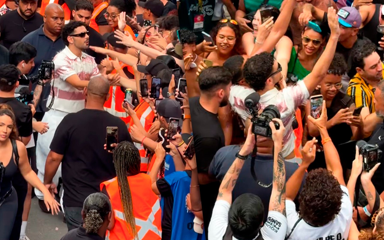 Pedro Sampaio agita Belo Horizonte e cumprimenta multidão de fãs antes de seu bloco