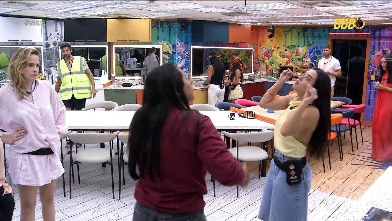 Entenda a treta entre Chaiany e Jordana após formação do quinto Paredão do BBB 26