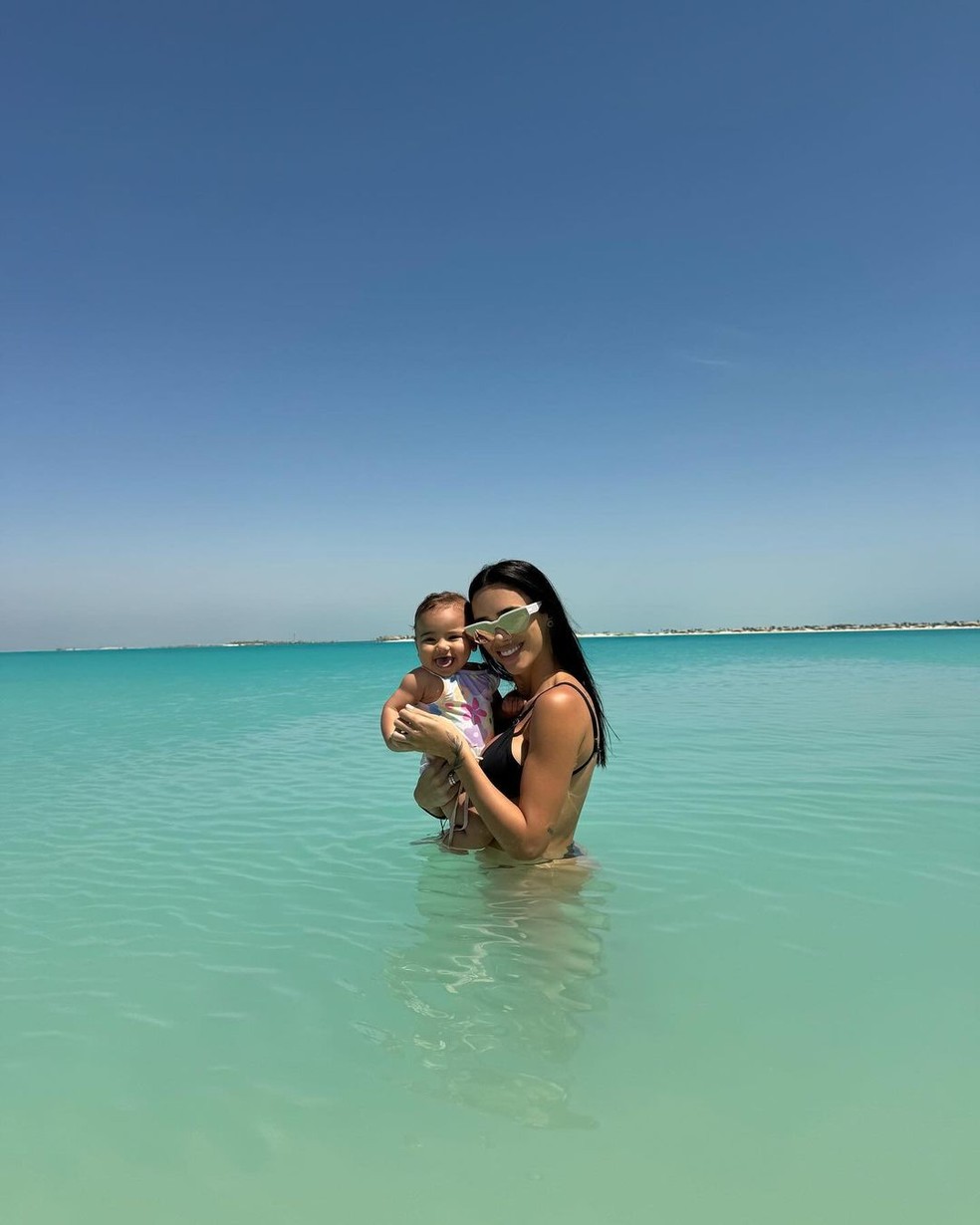 Bruna Biancardi comemorará aniversário de Mavie em resort de luxo — Foto: Instagram