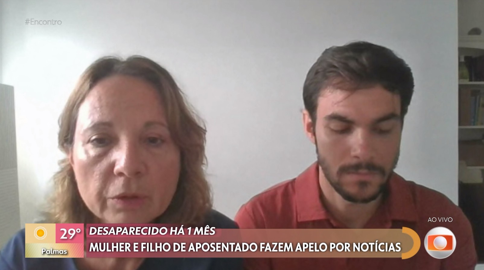 Mulher e filho de aposentado desaparecido fazem apelo por notícias