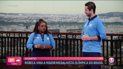 Rebeca vira a maior medalhista olímpica do Brasil
