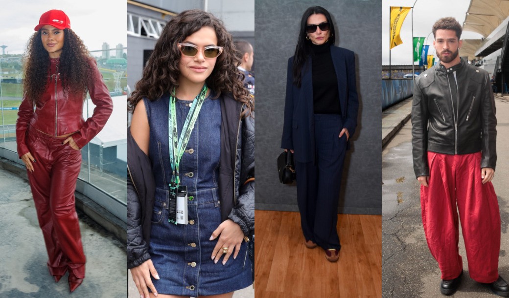 Veja looks dos famosos no GP de São Paulo de Fórmula 1