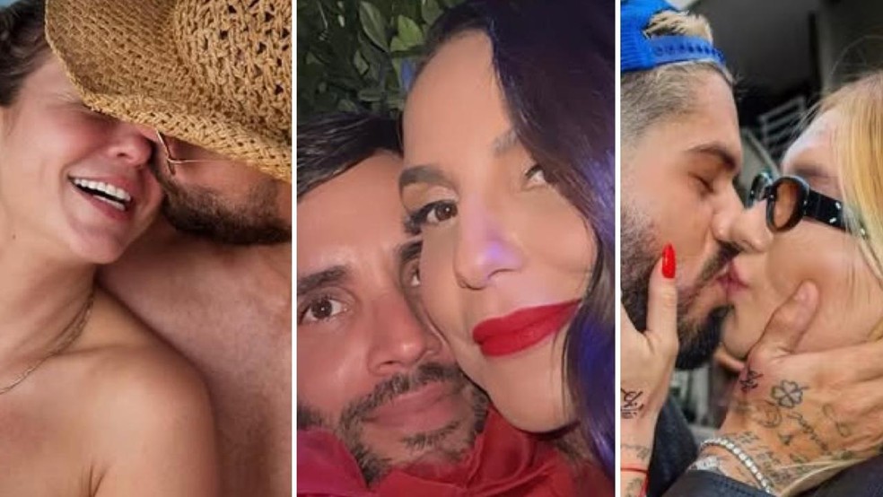 Os términos dos famosos em 2025 — Foto: Reprodução/Instagram