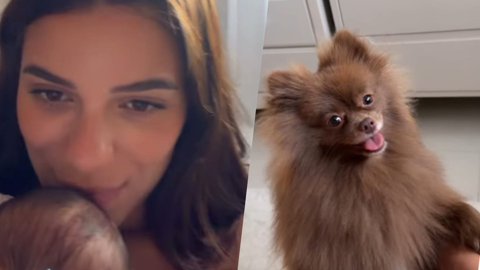 Key Alves revela reação de cachorro com a chegada da filha em casa: 'Muito ciumento'