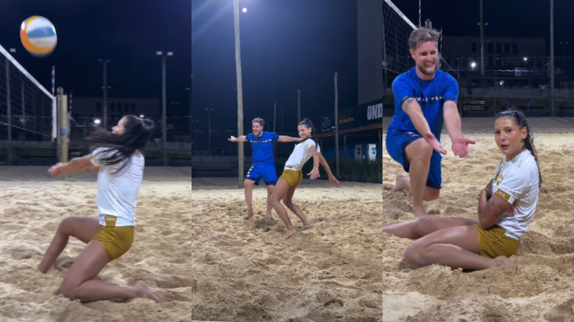 Ana Castela se arrisca no vôlei de areia e mostra lado esportista nas redes sociais