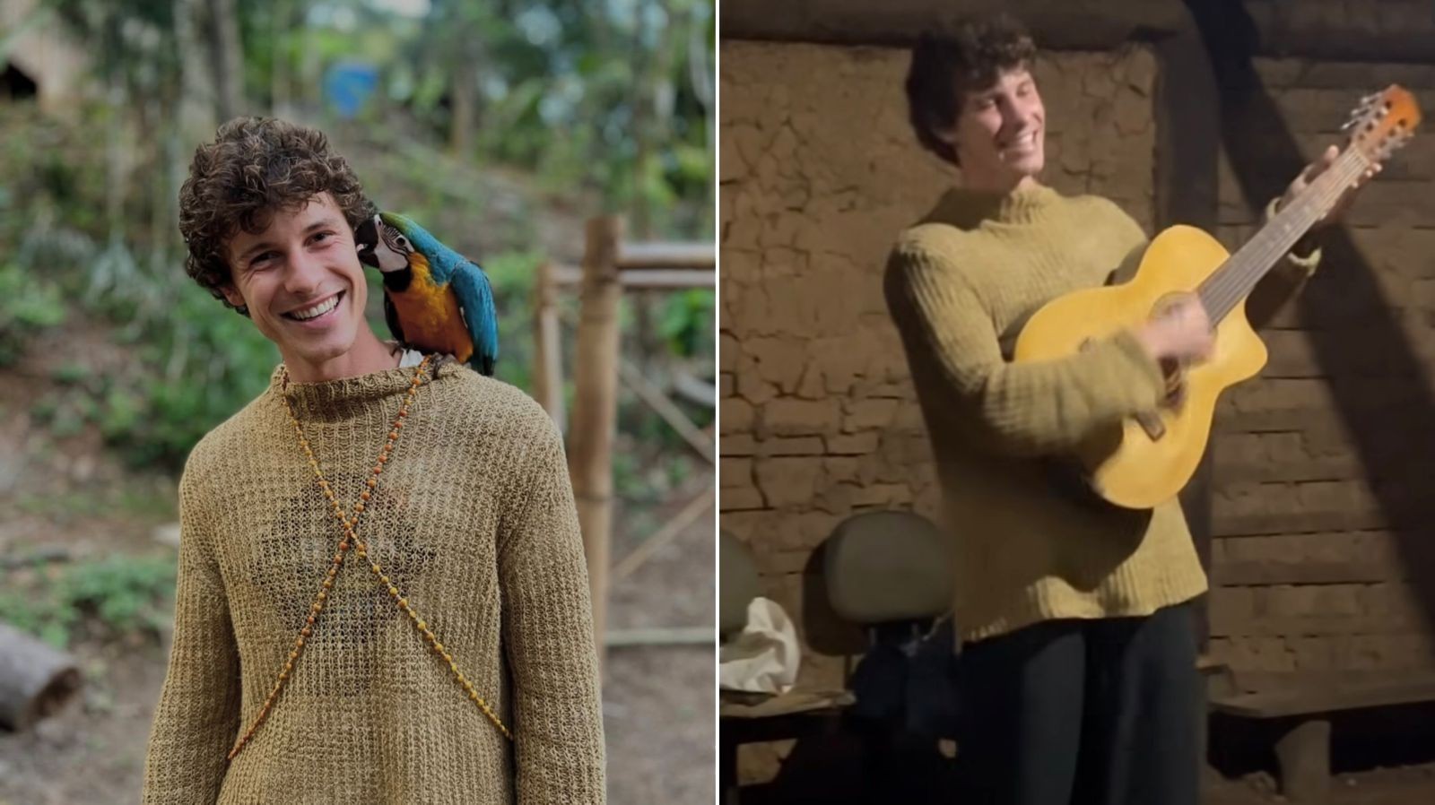 Shawn Mendes visita aldeia indígena em Jaraguá, em São Paulo