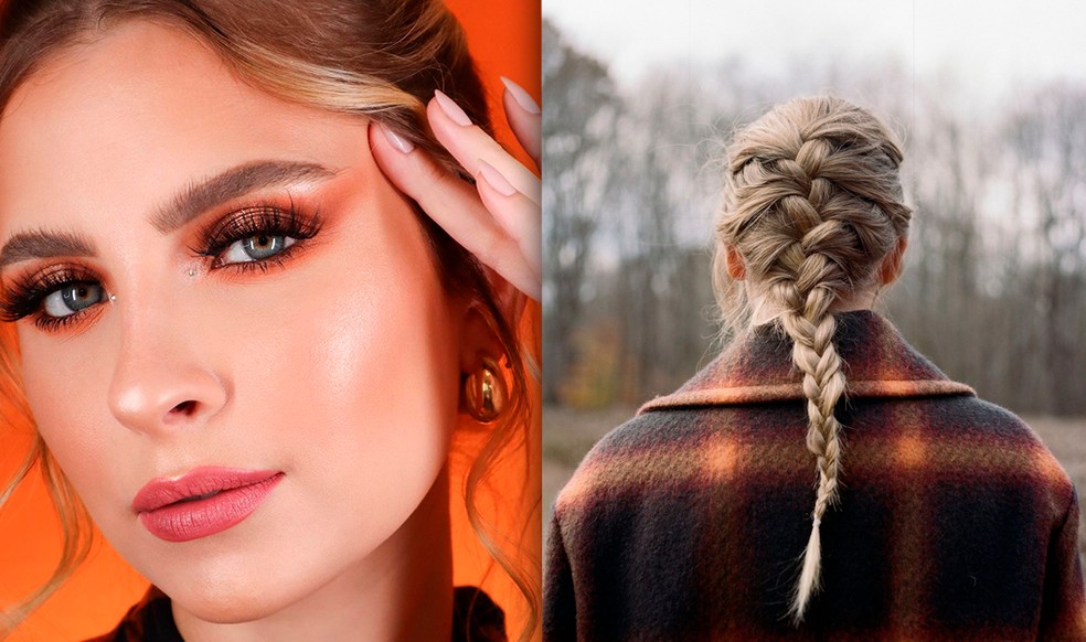 Influenciadora ensina maquiagem temática de evermore para shows de Taylor Swift no Brasil — Foto: reprodução/divulgação