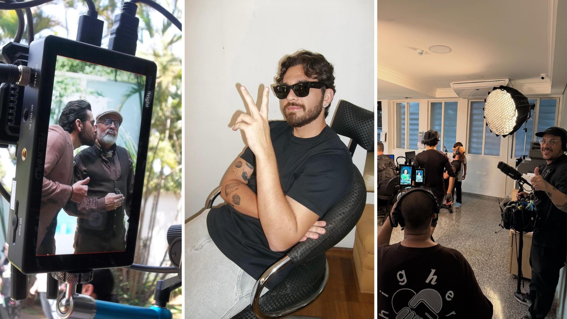 Em microdrama, Gustavo Mioto abre álbum de fotos e agradece carinho de fãs