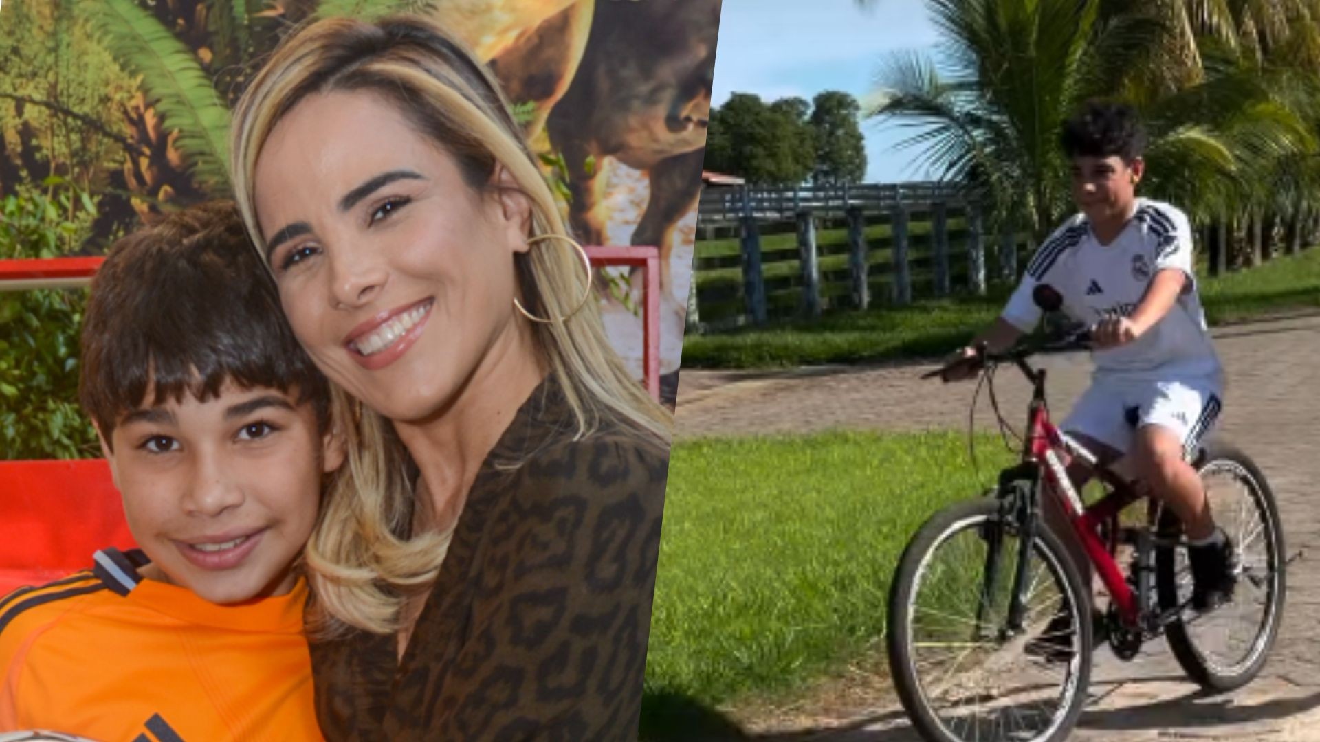 Wanessa mostra filho mais novo aprendendo a andar de bicicleta: 'Que orgulho'