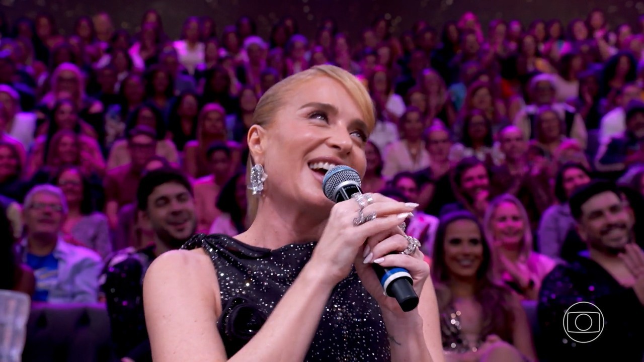 Angélica se emociona ao rever imagens de casamento com Luciano Huck e apresentador se declara