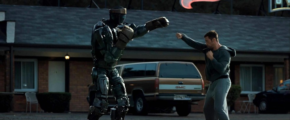 'Gigantes de Aço' (2011) é estrelado por Hugh Jackman — Foto: IMDB