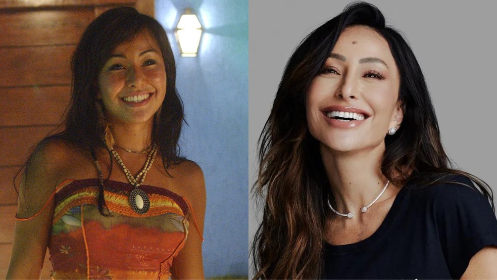 Sabrina Sato: veja o antes e depois — Foto: Globo