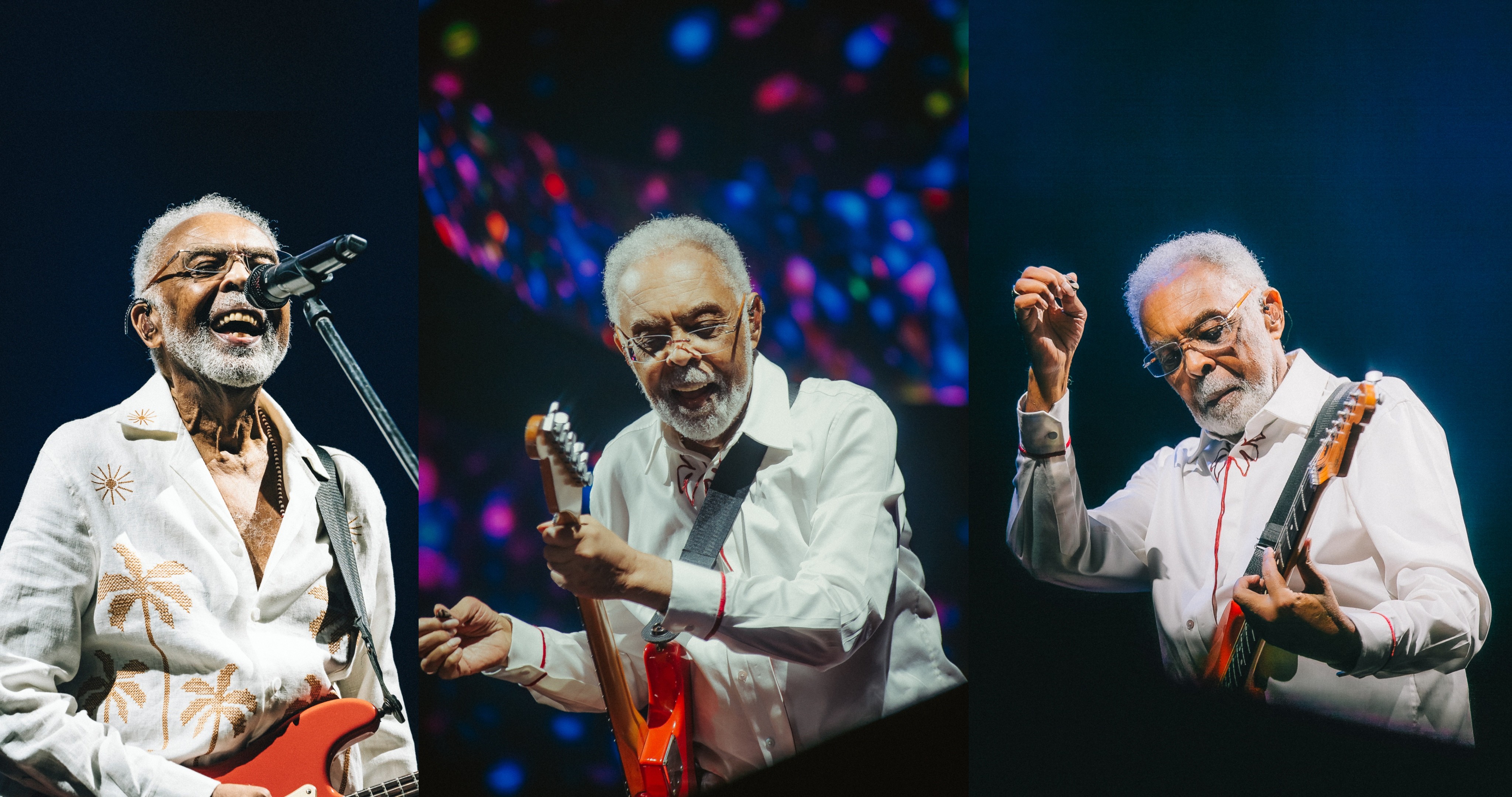 Gilberto Gil festeja turnê 'Tempo Rei' e fala sobre planos para a aposentadoria: 'Fazer ginástica para preguiçosos'