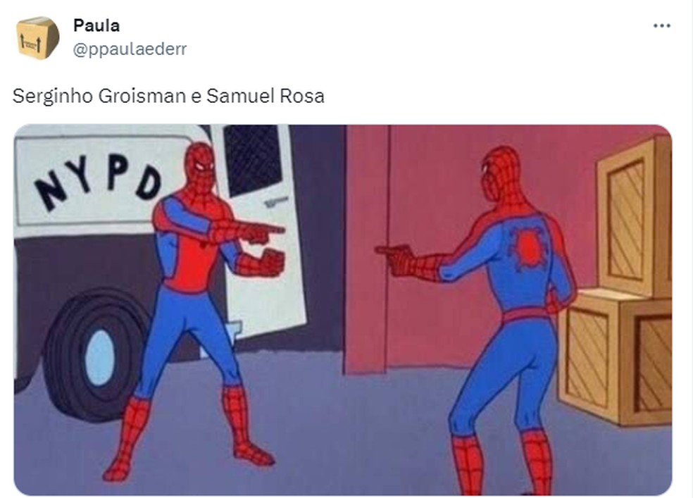 Semelhança entre Serginho Groisman e Samuel Rosa chama atenção na web — Foto: Reprodução