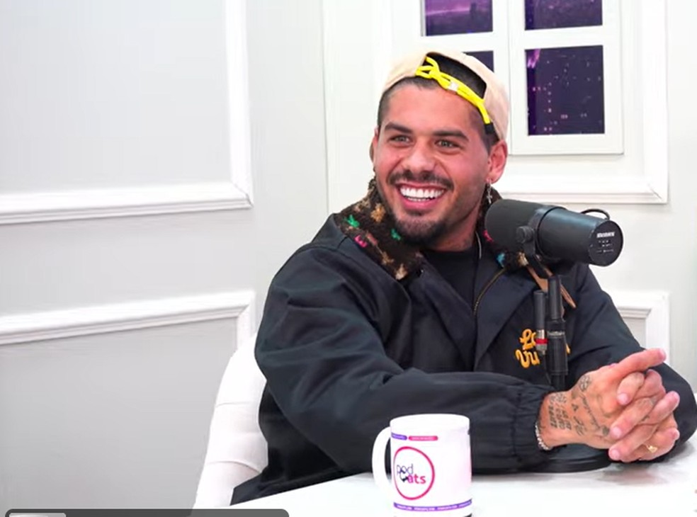 Ze Felipe fala sobre a vontade de ter mais filhos no PodCats — Foto: Reprodução