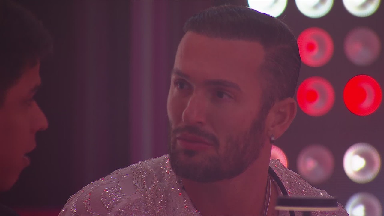 No 18º Paredão, Diego Hypolito questiona Guilherme no BBB 25: 'Acha que eu vou ficar?