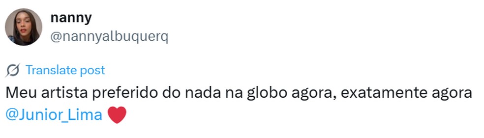 Presença de Junior Lima no Festival da Canção repercute nas redes; confira — Foto: Reprodução/X