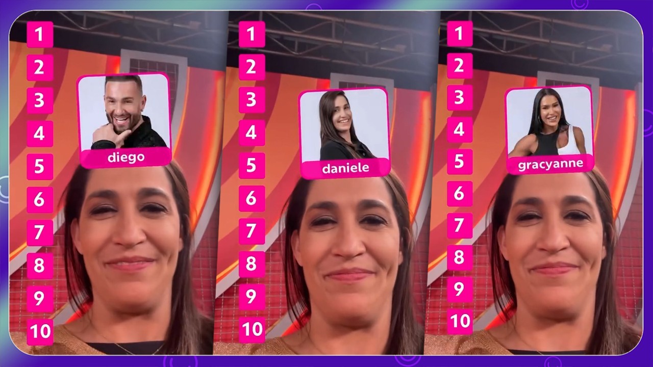 Daniele Hypolito faz ranking de brothers do BBB 25, se coloca no topo e irmão em quarto: 'Esse jogo me enganou'