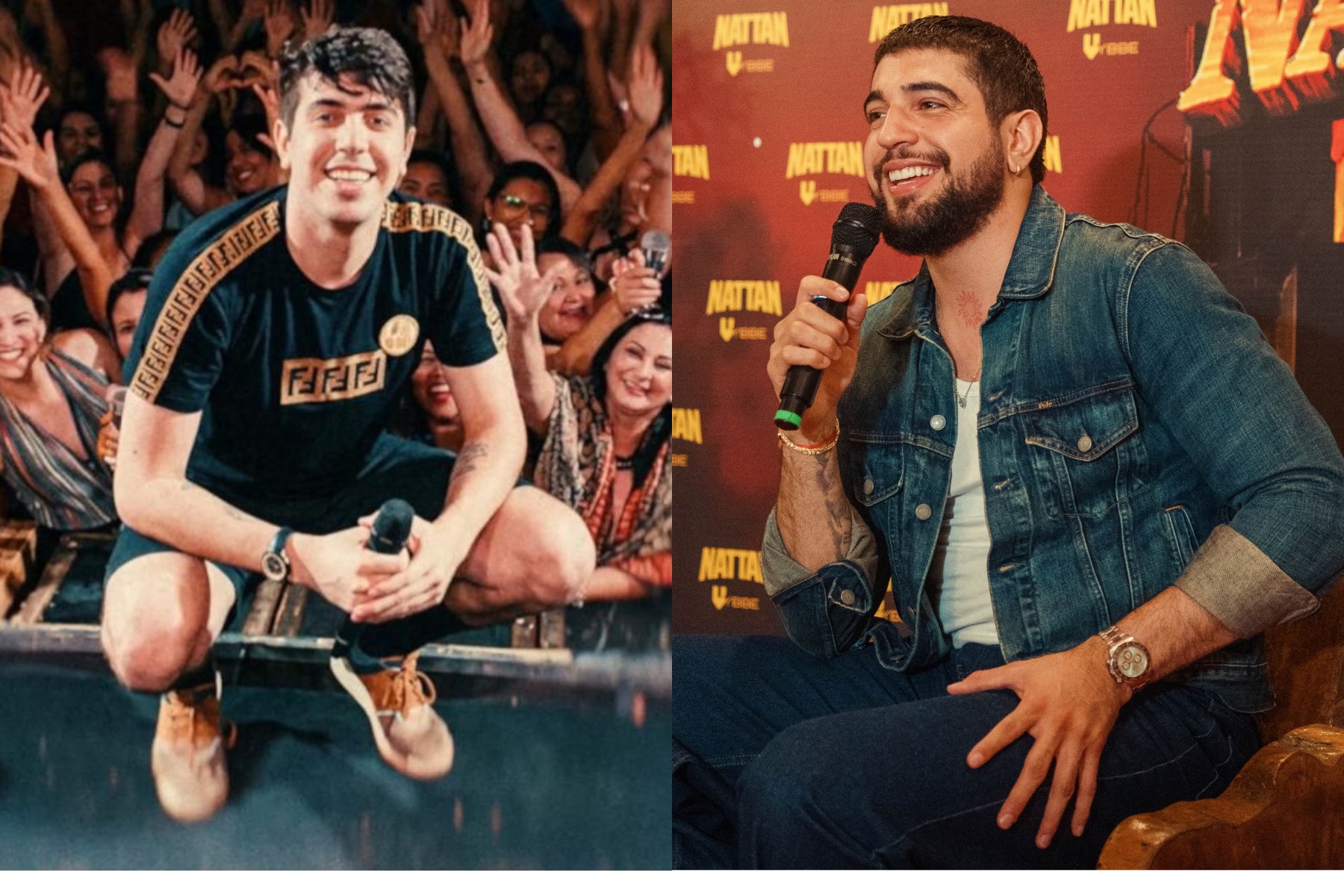 Mudou muito? Nattan resgata fotos antigas para divulgar novo DVD