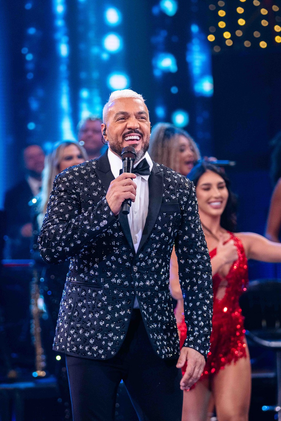 Belo confirmou estar no elenco da próxima novela das 9 — Foto: Evelyn Kosta/Globo