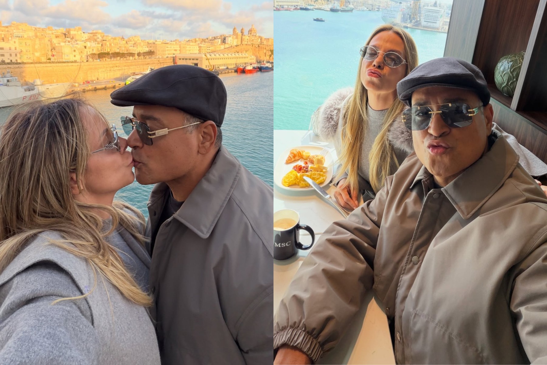 Xandy compartilha cliques românticos com Carla Perez durante férias