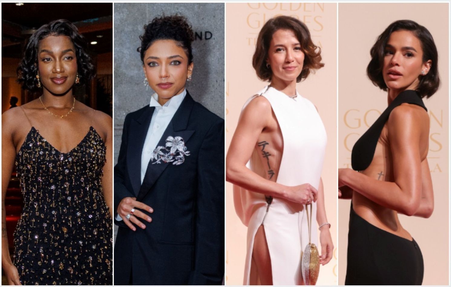 IZA e João Victor apaixonados, fofocas do Oscar, tala no pé e fendas ao limite: veja o que rolou no Golden Globes Tribute Gala 2026