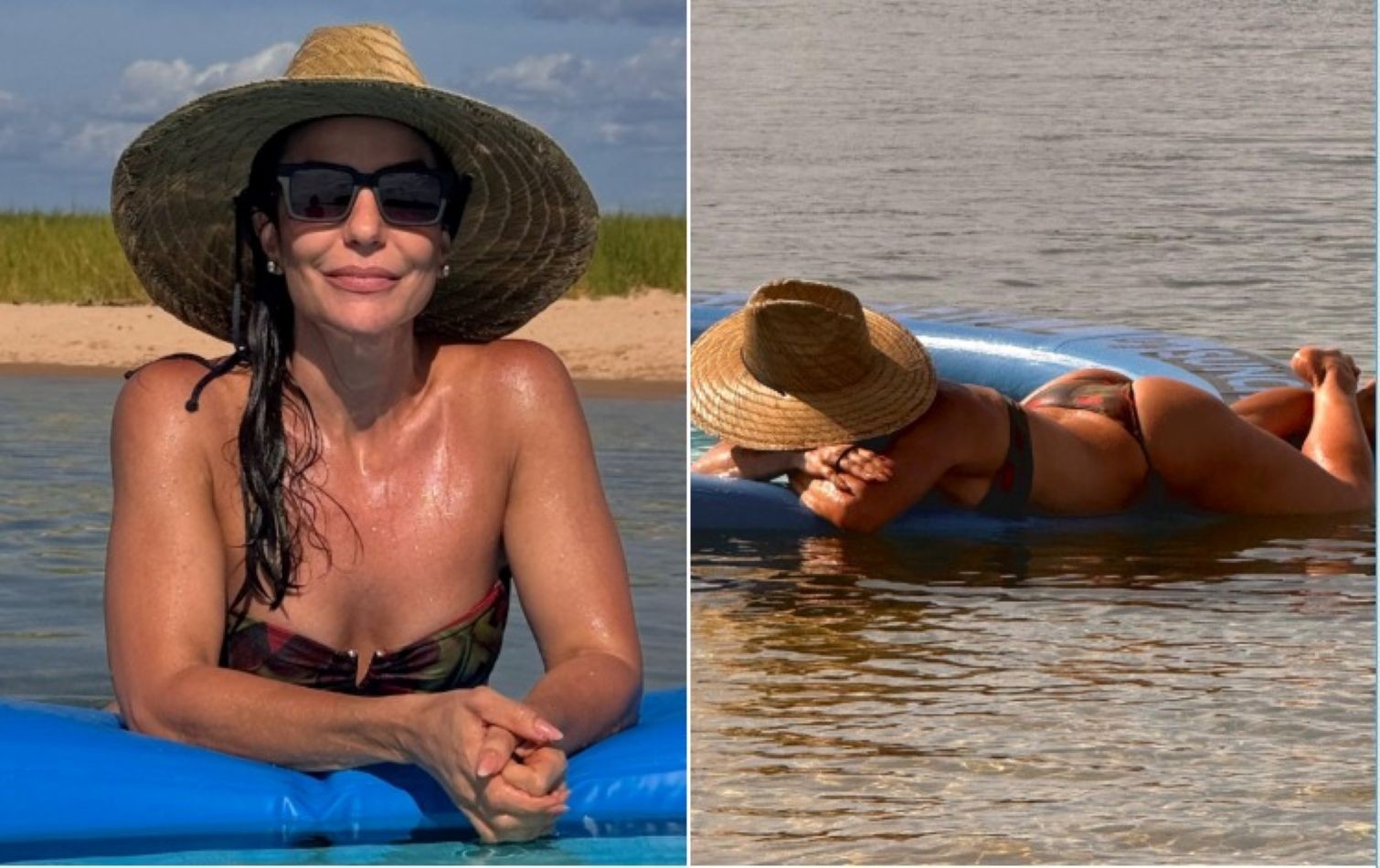 Solteira, Ivete Sangalo posta de biquíni e recebe elogios de famosos