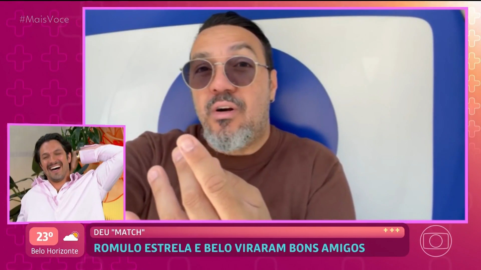 Romulo Estrela ganha recado de Belo, companheiro de elenco em Três Graças: 'Te amo muito'