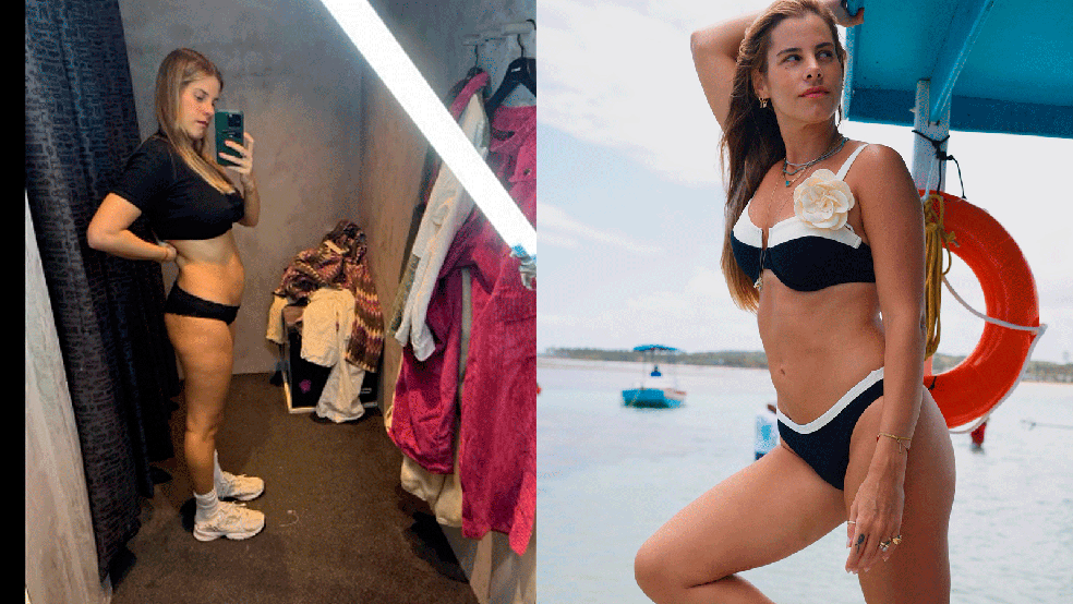 Shantal Verdelho e a perda de peso após a terceira gestação — Foto: Reprodução/Instagram