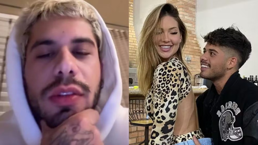 Zé Felipe anuncia que saiu de casa onde morava com Virginia Fonseca: 'Papel do homem' — Foto: Reprodução/Instagram