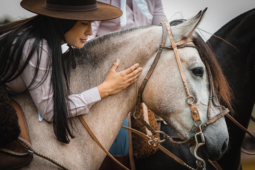 Matteus Amaral publica declaração para Isabelle Nogueira: 'Te amo, minha morena' — Foto: Reprodução/Instagram