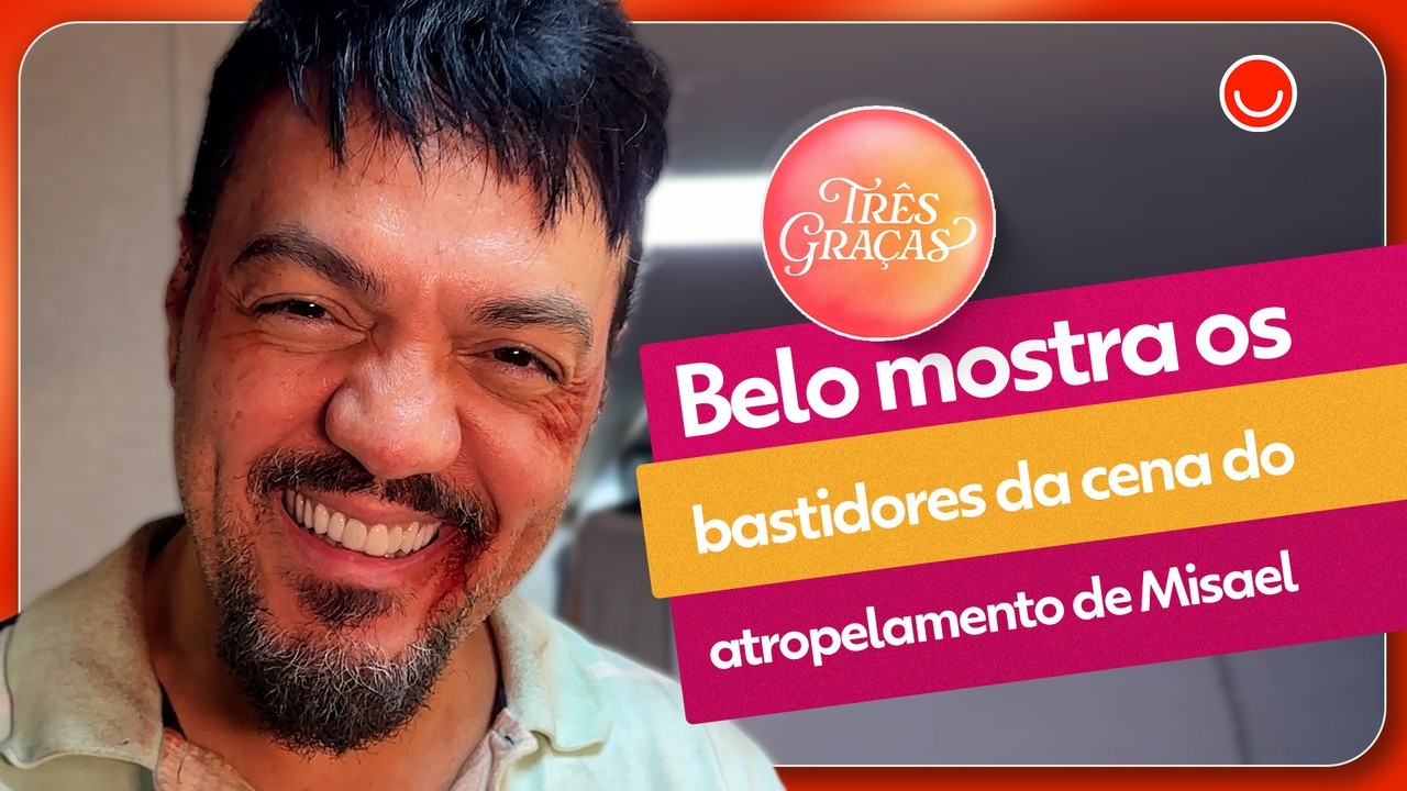 Três Graças: Belo e Julio Rocha mostram os bastidores de acidente de Misael em vídeo exclusivo