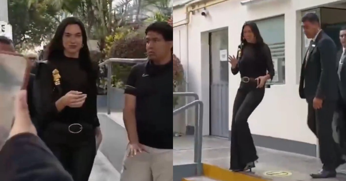 Dua Lipa chega ao Peru após deixar o Brasil