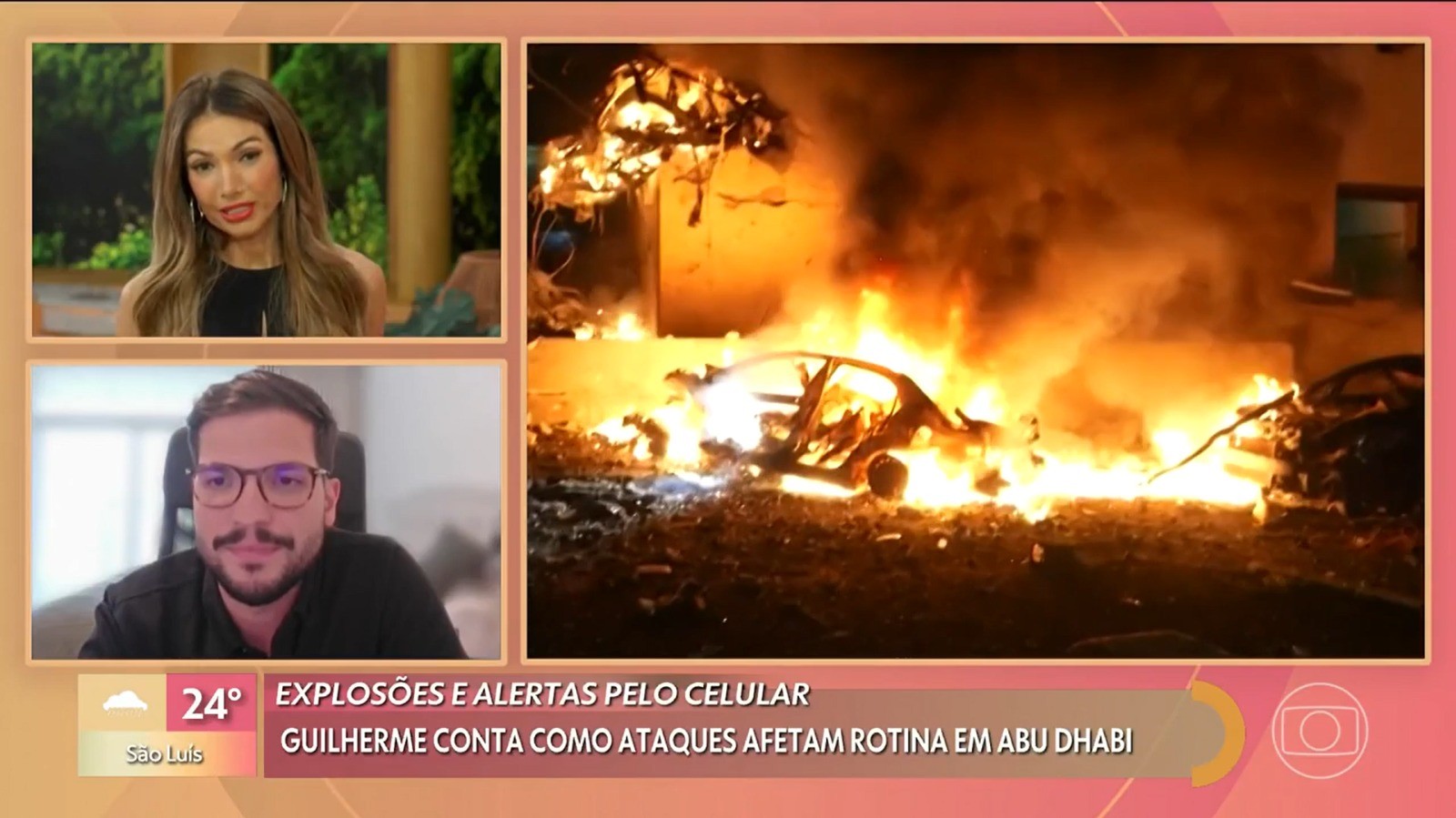 Em Abu Dhabi, brasileiro relata tensão em clube durante ataques: 'Tivemos que correr para os banheiros'